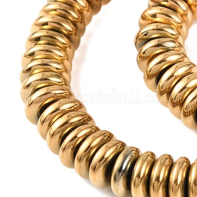 Гальванические нити из синтетических немагнитных гематитовых бусин G-H027-D01-02-1