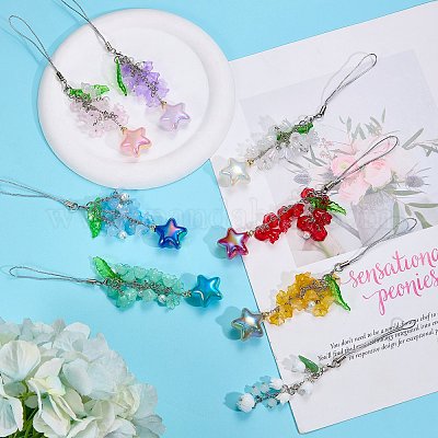 Ремешки для мобильных телефонов из латуни HJEW-SW00167-02-1