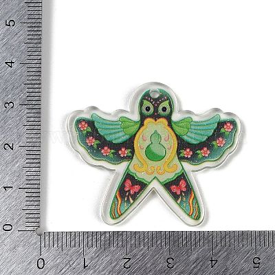 Pendentifs imprimés transparents&nbsp;SACR-S035-04B-1