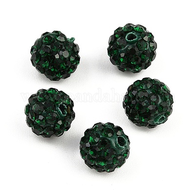 Бусины с класс А стразами RB-B025-2-1