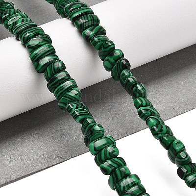 Синтетического малахита бисер нитей G-Q167-B21-01-1
