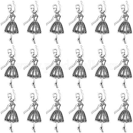 80шт. подвеска-шарм в виде танцовщицы из сплава FIND-SC0011-62-1