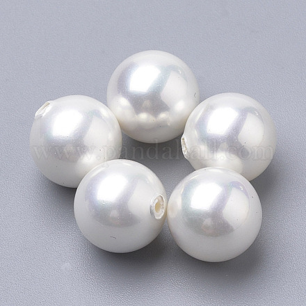 Perles nacrées en coquilles BSHE-T008-4mm-1