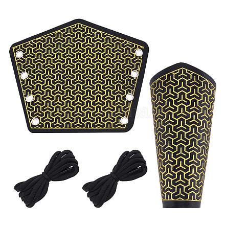 Регулируемый браслет из искусственной кожи AJEW-WH0314-651B-1