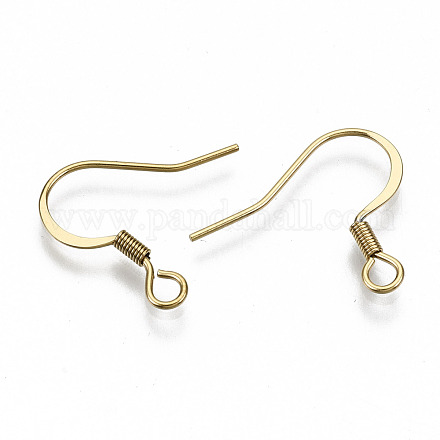 304 Stainless Steel French Earring Hooks X-STAS-S111-006G-NR-1