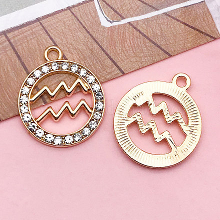 Подвески из хрусталя из цинкового сплава&nbsp;WGC2D94-11-1