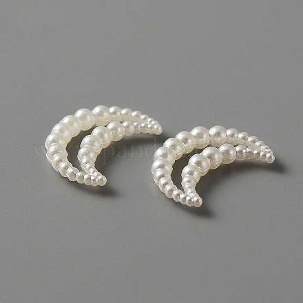 Cabujones de perlas de imitación de plástico ABS KY-WH0045-31-1