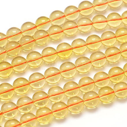 Natural Quartz Crystal Beads Strands G-H1648-12mm-03S-AA1-1
