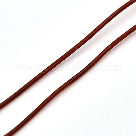 韓国製弾性水晶の線  ストレッチブレスレットストリング  ラウンドビーズコード  シエナ  0.7mm  約54.68ヤード（50m）/ロール EW-L003-0.7mm-07-1