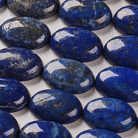 Lapis naturales teñidos cabochons ovales de la piedra preciosa lapislázuli G-J329-17-30x40mm-1