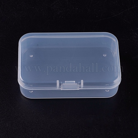 Contenants de perles en plastique transparent CON-WH0021-13-1