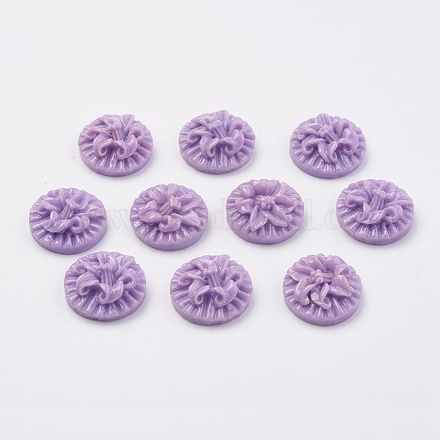 Colorful Resin Cabochons CRES-A0051-6-1