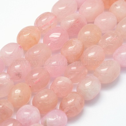 Chapelets de perles en morganite naturelle G-I206-38-B-1