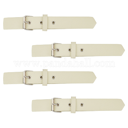 Пряжки из искусственной кожи BUTT-WH0027-46P-03-1