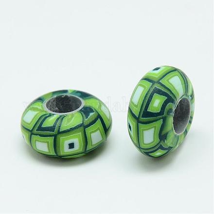 Polymer Clay Beads CLAY-T001-E01-1