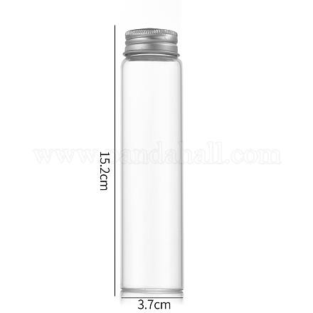Bottiglie di vetro trasparente contenitori di perline CON-WH0085-76I-01-1