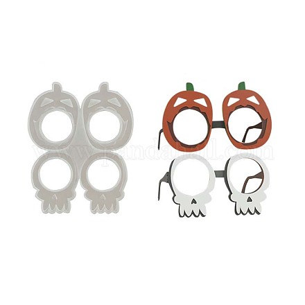 Stampi in silicone per decorazione montature per occhiali fai da te a tema Halloween DIY-F143-01A-1