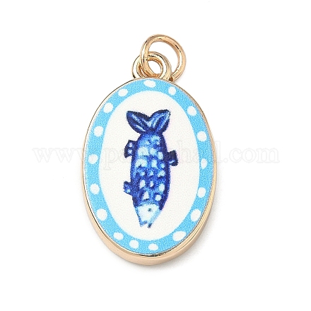 Латунь эмаль подвески&nbsp;LS-ENAM-I086-08A-1