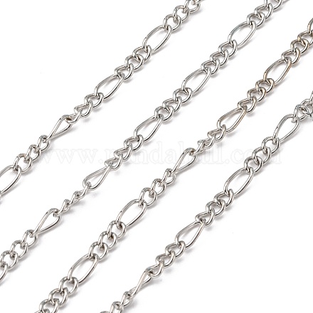 Platinum Plated Iron Figaro Chains Mother-Son Chains X-CHSM005Y-N-1