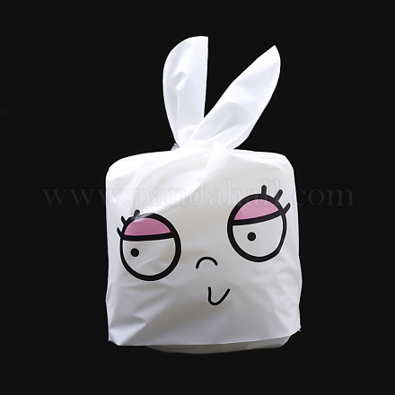 Bolsas de dulces de plástico kawaii bunny ABAG-Q051B-12-1