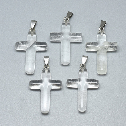 Colgantes de cristal de piedra sandía G-T122-18L-1