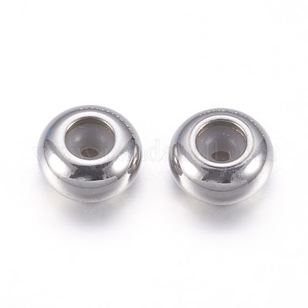 Perles en 304 acier inoxydable X-STAS-P194-01-7x3.5mm-1