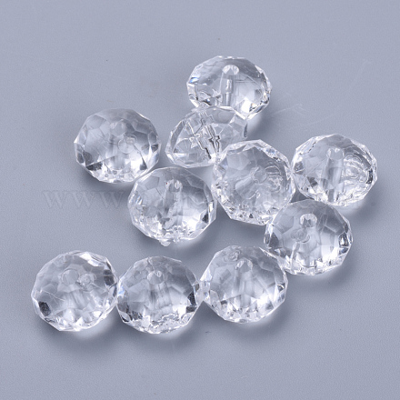 Transparent Acrylic Beads TACR-Q258-8mm-V01-1