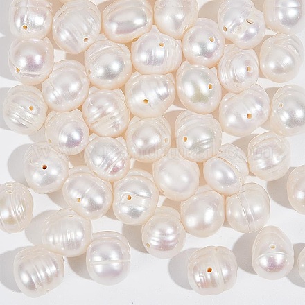 1 нить бусин из натурального культивированного пресноводного жемчуга PEAR-NB0002-48-1