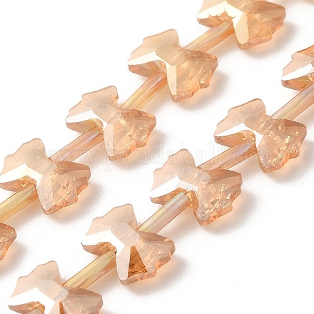 Гальванические стеклянные бусины EGLA-F163-01-PL02-1