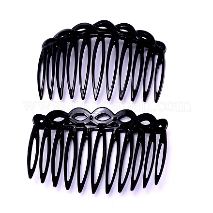 Kunststoff Twist Comb Haarspange Kämme OHAR-WH0018-01C-1
