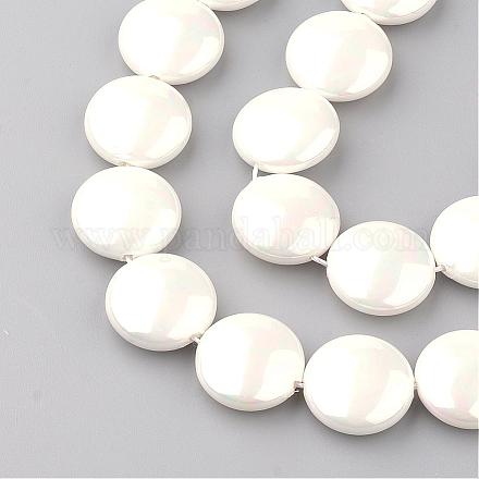 Cuentas perlas de concha de perla PEAR-R064-69-16mm-1