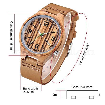Reloj de madera para hombre personalizado WACH-BB28901-2-1