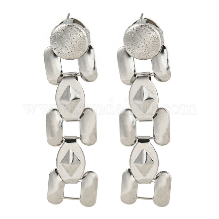 Серьги-гвоздики из нержавеющей стали 304 EJEW-S229-11P-1