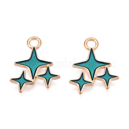 Подвески из эмали и сплава ENAM-T020-38D-RS-1