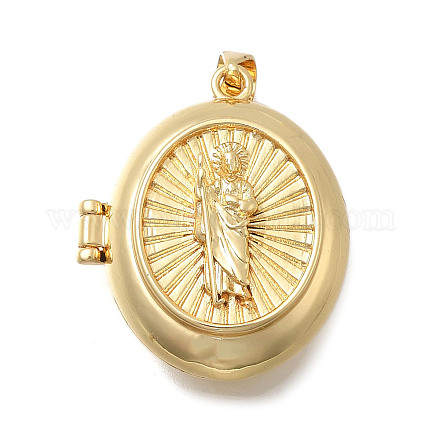 Подвески латуни медальон KK-D431-030C-G-1