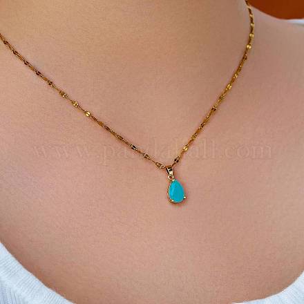 Латунные подвески-капли с кубическим цирконием на день святого валентина NV7973-8-1