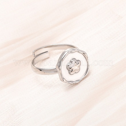 Кольца-манжеты из нержавеющей стали 304 для женщин RJEW-B136-04B-P-1