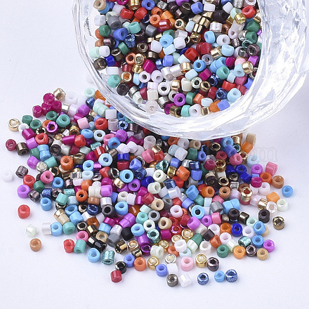 Perlas de cilindro de vidrio SEED-Q036-01A-D33-1