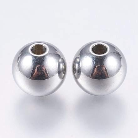 201 Stainless Steel Beads STAS-I069-34-1