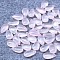 Transpaarent Glass Beads, Top Drilled, Teardrop, Pink, 14x7.5x5mm, Hole: 1.2mm