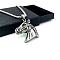 Vintage Stainless Steel Animal Horse Pendant Necklaces for Men, Stainless Steel Color
