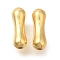 Brass Beads, Real 18K Gold Plated, 7x2.5mm, Hole: 0.7mm