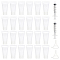 Tools Sets, including Plastic Squeeze Bottles, Plastic Funnel Hopper, Screw Type Hand Push Glue Dispensing Syringe, White, 3.85x7.2cm, Capacity: 15ml(0.51fl. oz)