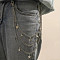 Iron 3 Layer Tassel Trousers Chains, Punk Style Decorative Chain Belts, Platinum, Star, 450mm