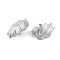 304 Stainless Steel Stud Earrings, Stainless Steel Color, 27.5x21mm