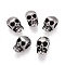 Halloween 304 Stainless Steel Beads, Skull, Antique Silver, 13x14x7mm, Hole: 2.5mm