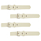 PU Imitation Leather Buckles, with Alloy & Iron Finding, Beige, 200~205mm