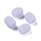Opaque Resin European Jelly Colored Beads, Large Hole Barrel Beads, Bucket Shaped, Lavender, 15x12.5mm, Hole: 5mm