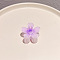 Flower Plastic Claw Hair Clips, Hair Accessories for Women & Girls, Lilac, 40x40x30mm