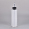 60ml Plastic Glue Bottles, White, 11.4cm, bottle(without cap): 8.6x3.6cm, capacity: 60ml